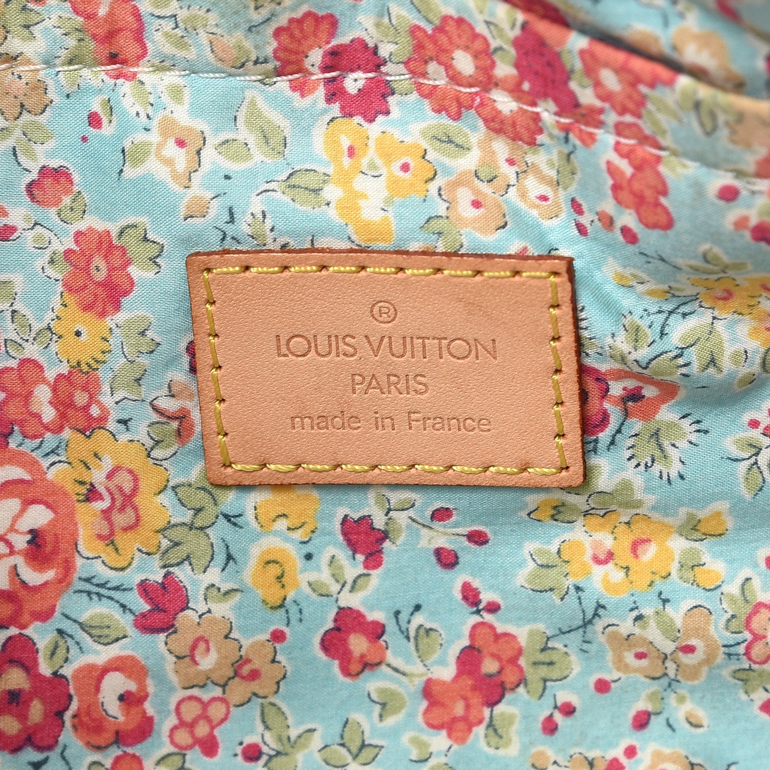 Louis Vuitton Denim Patchwork Pouchy Blue 6 of 10