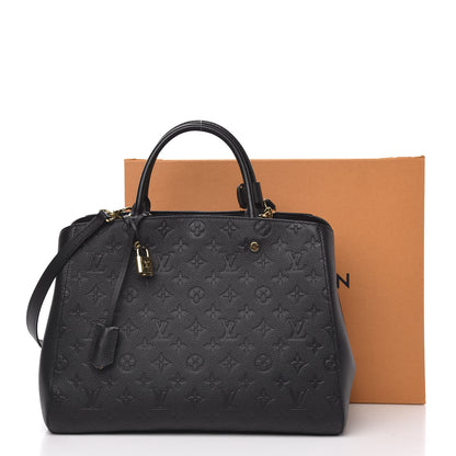 Louis Vuitton Empreinte Montaigne GM Black 9 of 9