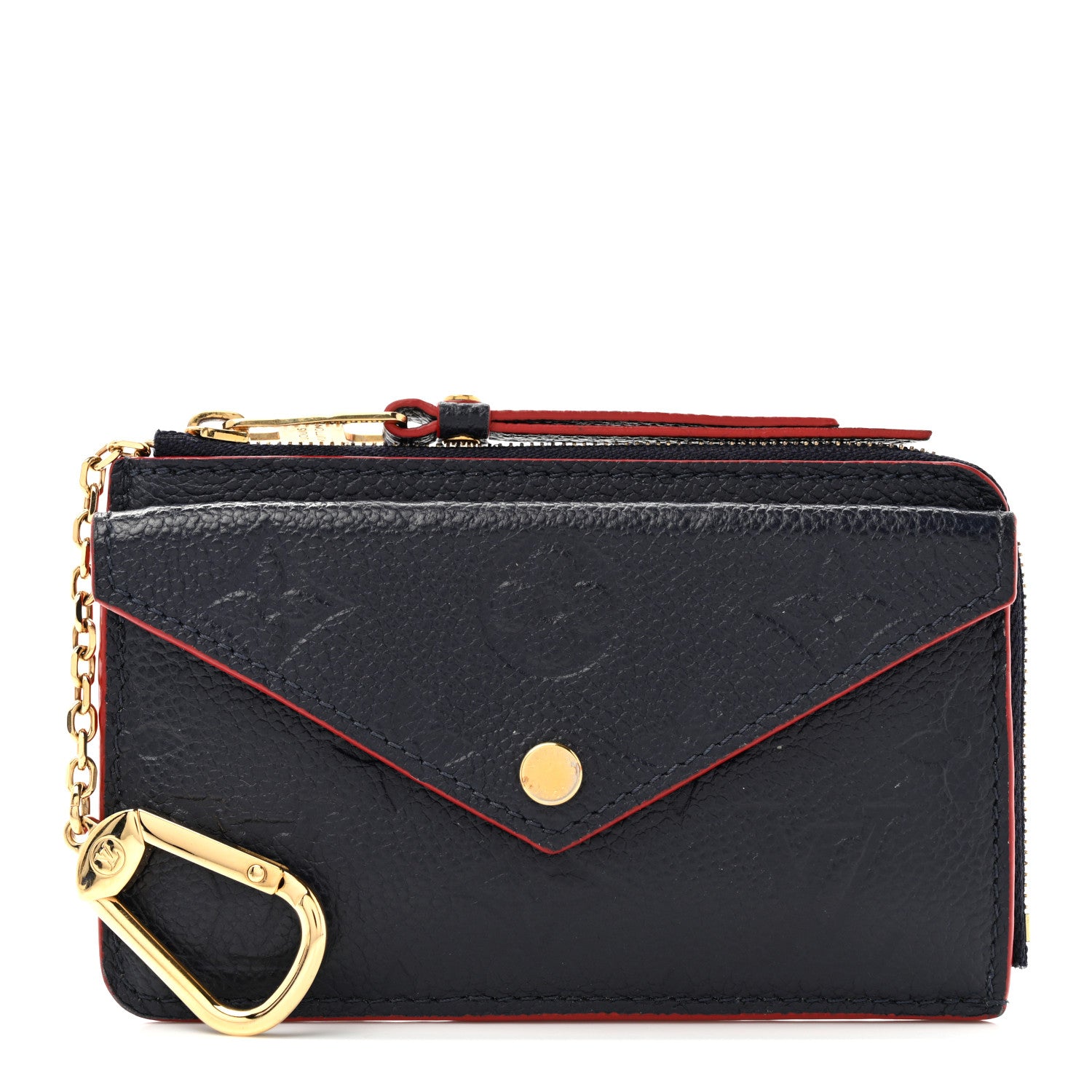 Louis Vuitton Empreinte Recto Verso Card Holder Marine Rouge 1 of 10