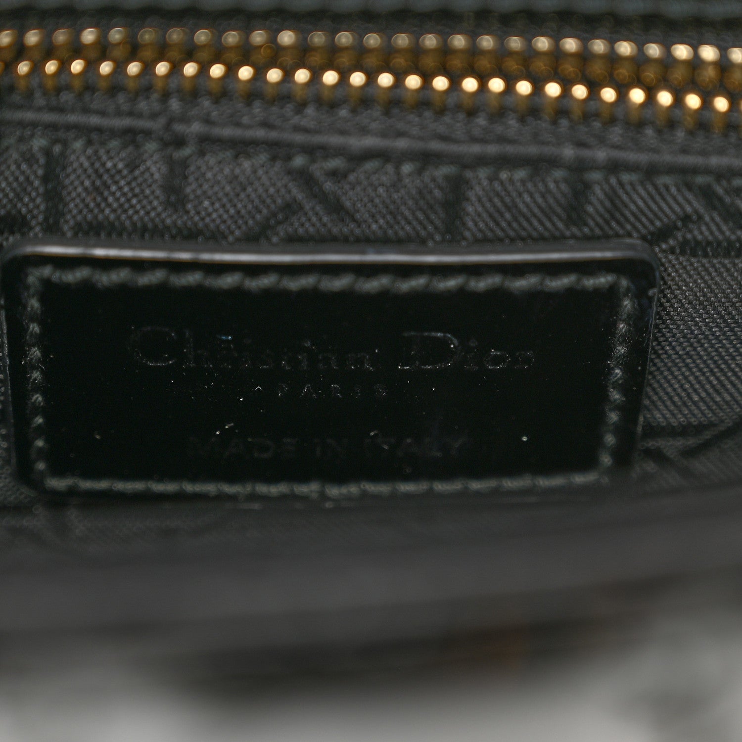 Christian Dior Patent Cannage Mini Lady Dior Black 1879566