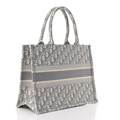 Christian Dior Oblique Medium Book Tote Grey 3 of 9