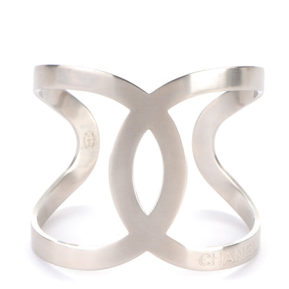 Chanel Metal CC Cuff Silver 1 of 4