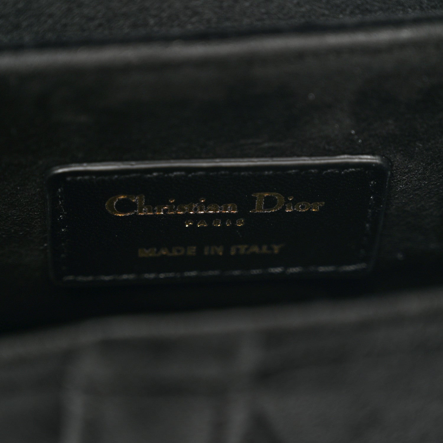 Christian Dior Velvet Crystal Mini Saddle Bag Black 7 of 9