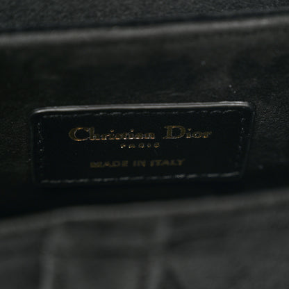 Christian Dior Velvet Crystal Mini Saddle Bag Black 7 of 9