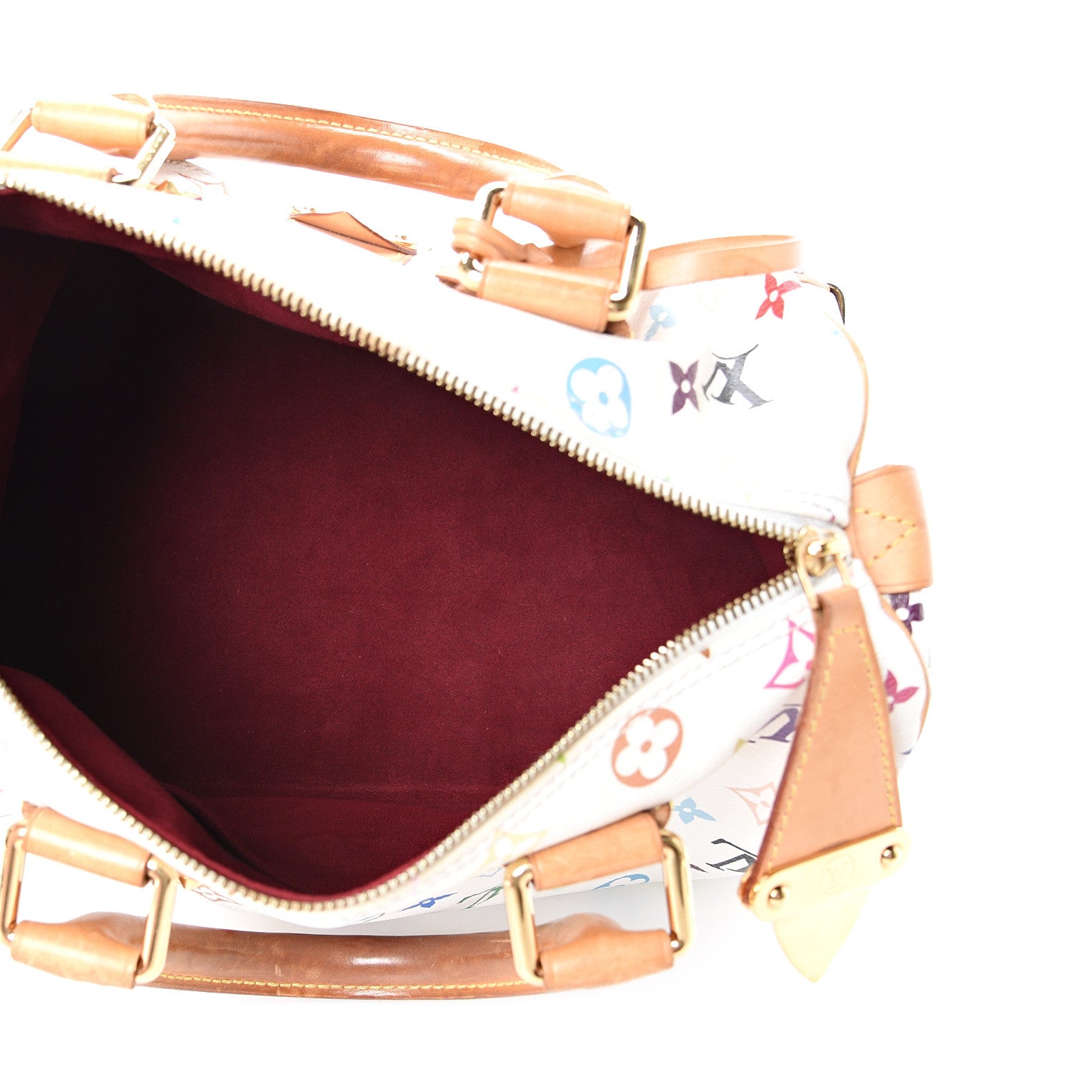 Louis Vuitton Monogram Multicolor Speedy 30 White 4 of 18