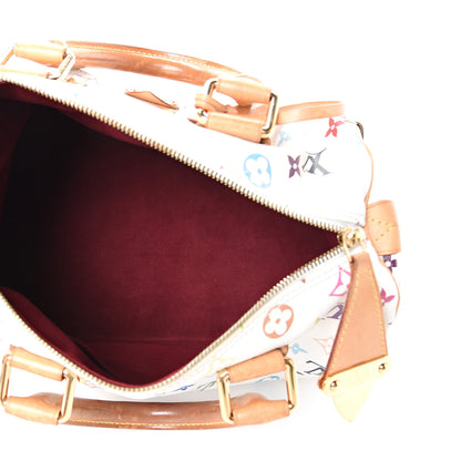 Louis Vuitton Monogram Multicolor Speedy 30 White 4 of 18