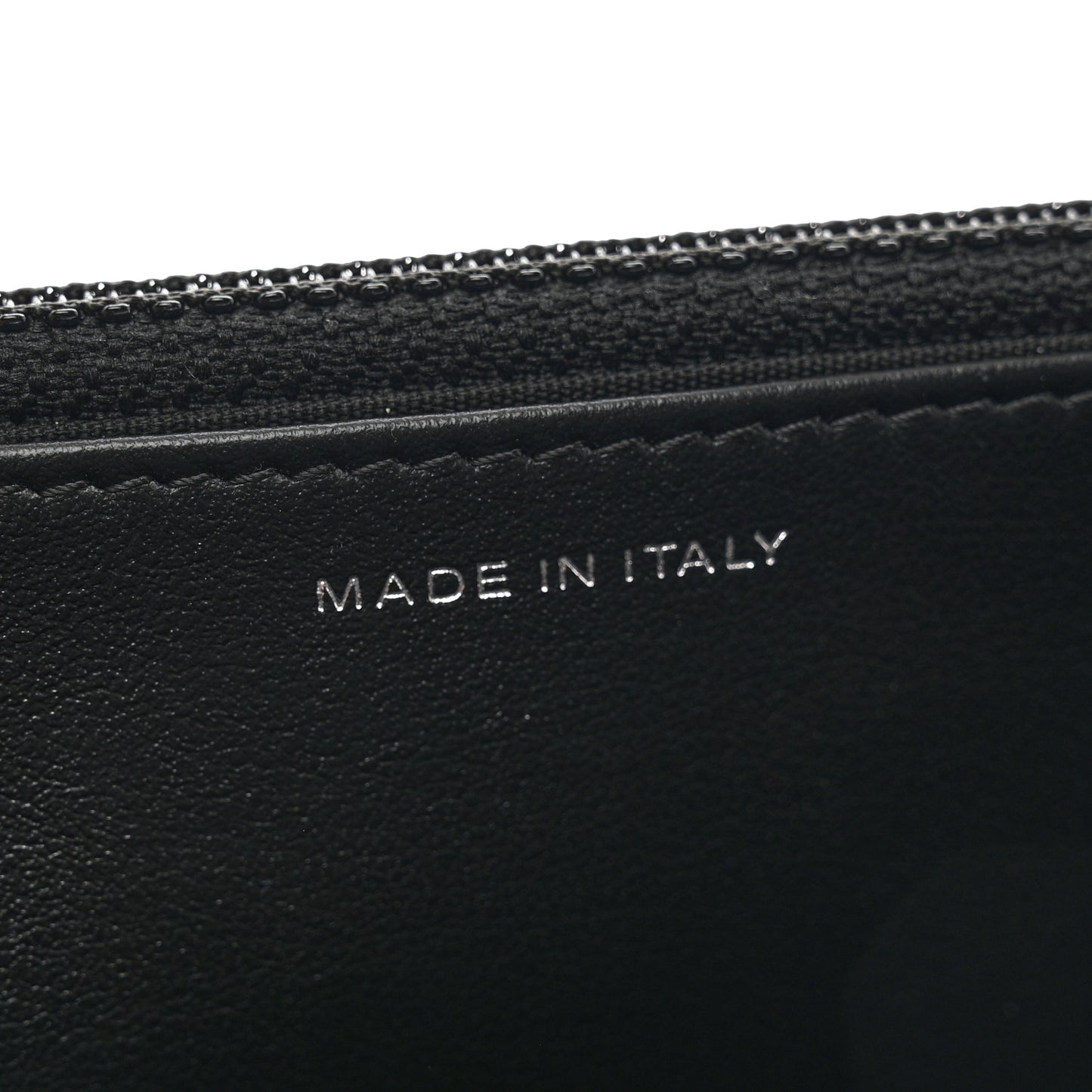 Caviar Quilted My Everything Wallet On Chain WOC Black