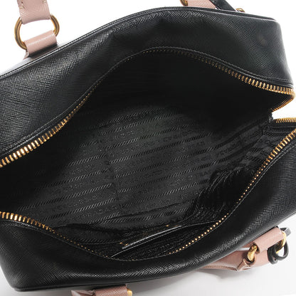 Prada Saffiano Lux Bauletto Black Cammeo 5 of 11