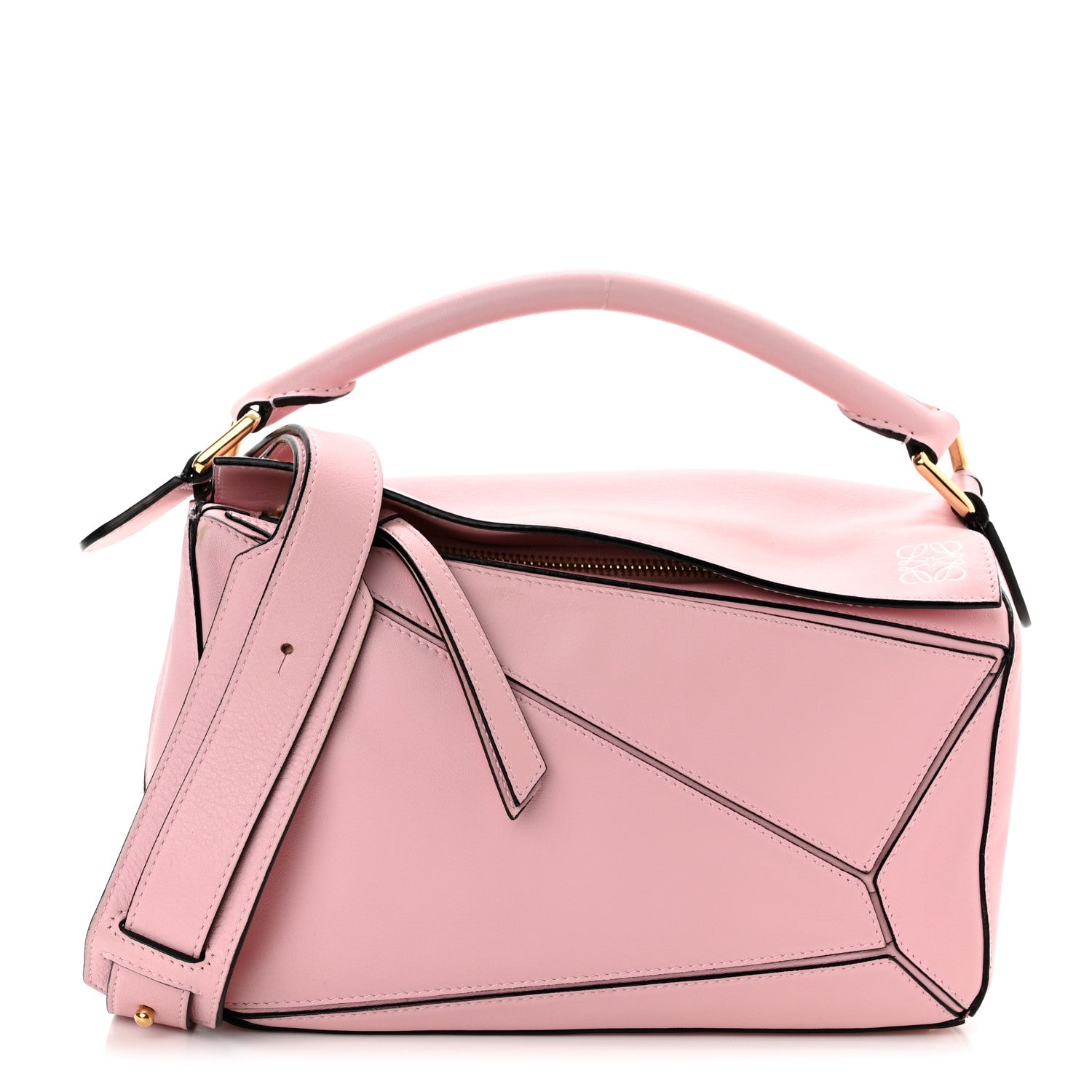 Loewe Calfskin Small Puzzle Bag Soft Pink 1 of 9