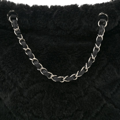 Chanel Shearling Lambskin CC Backpack Black 8 of 11