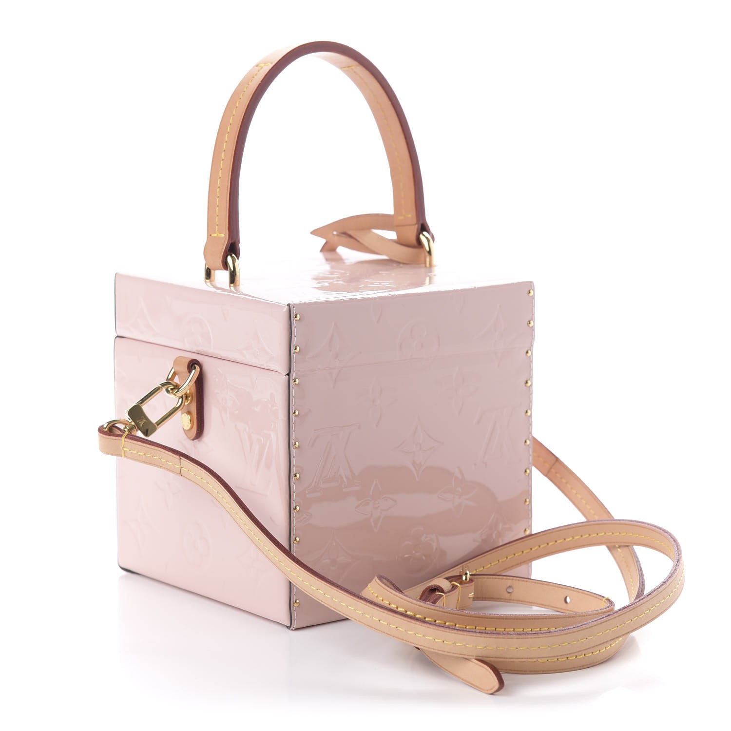 Louis Vuitton Vernis Bleecker Box Rose Ballerine 3 of 9
