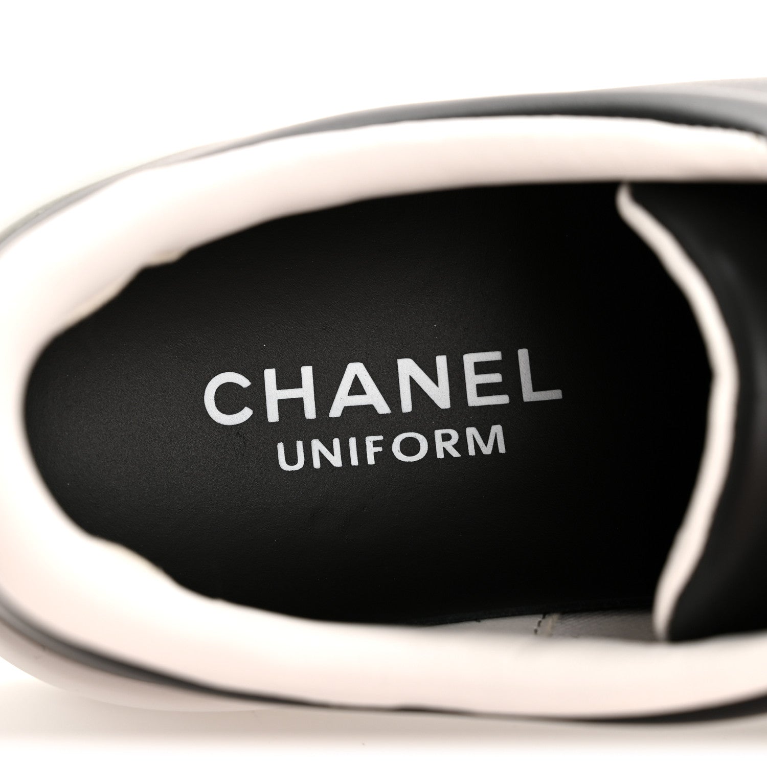 Chanel Calfskin CC Womens Sneakers 36 Black 8 of 9