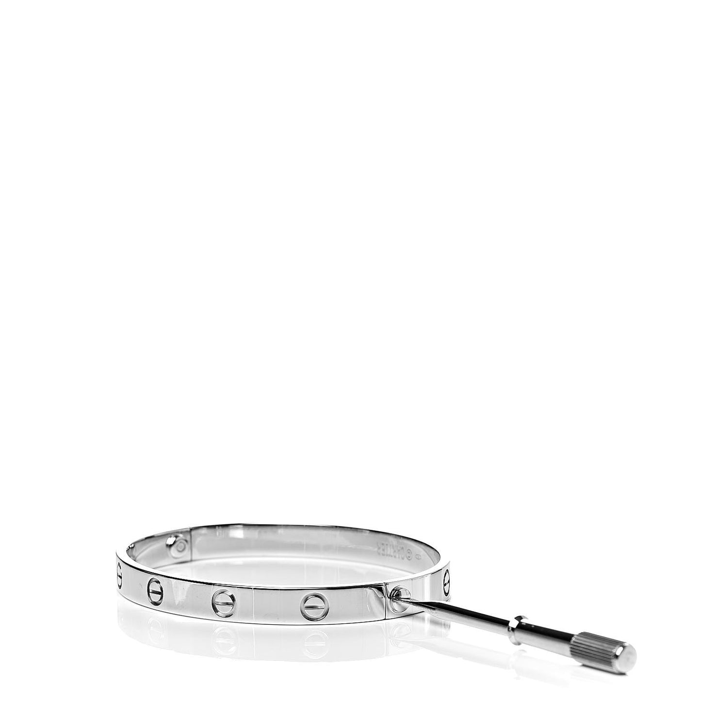 18K White Gold LOVE Bracelet 18