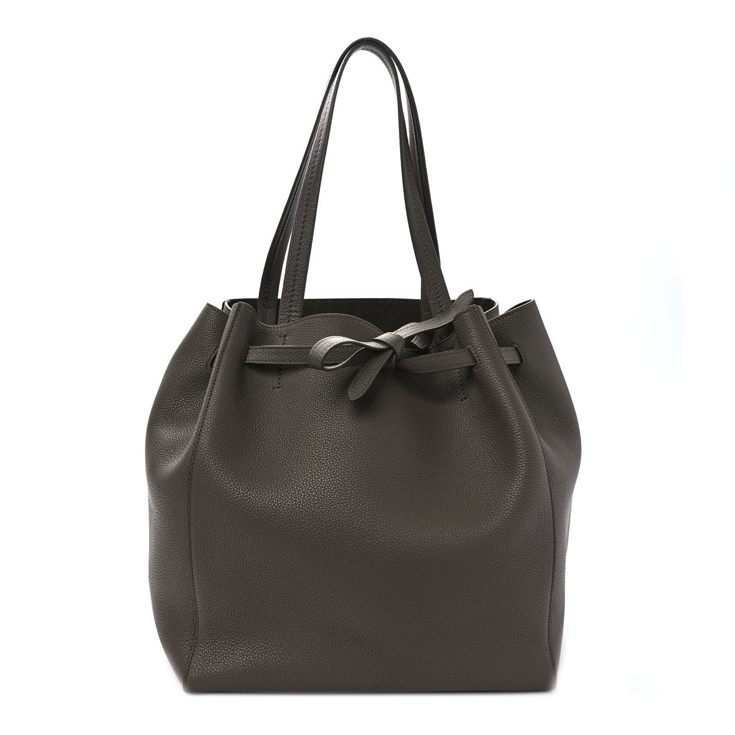 Celine Soft Grained Calfskin Small Belt Cabas Phantom Taupe 1 of 10