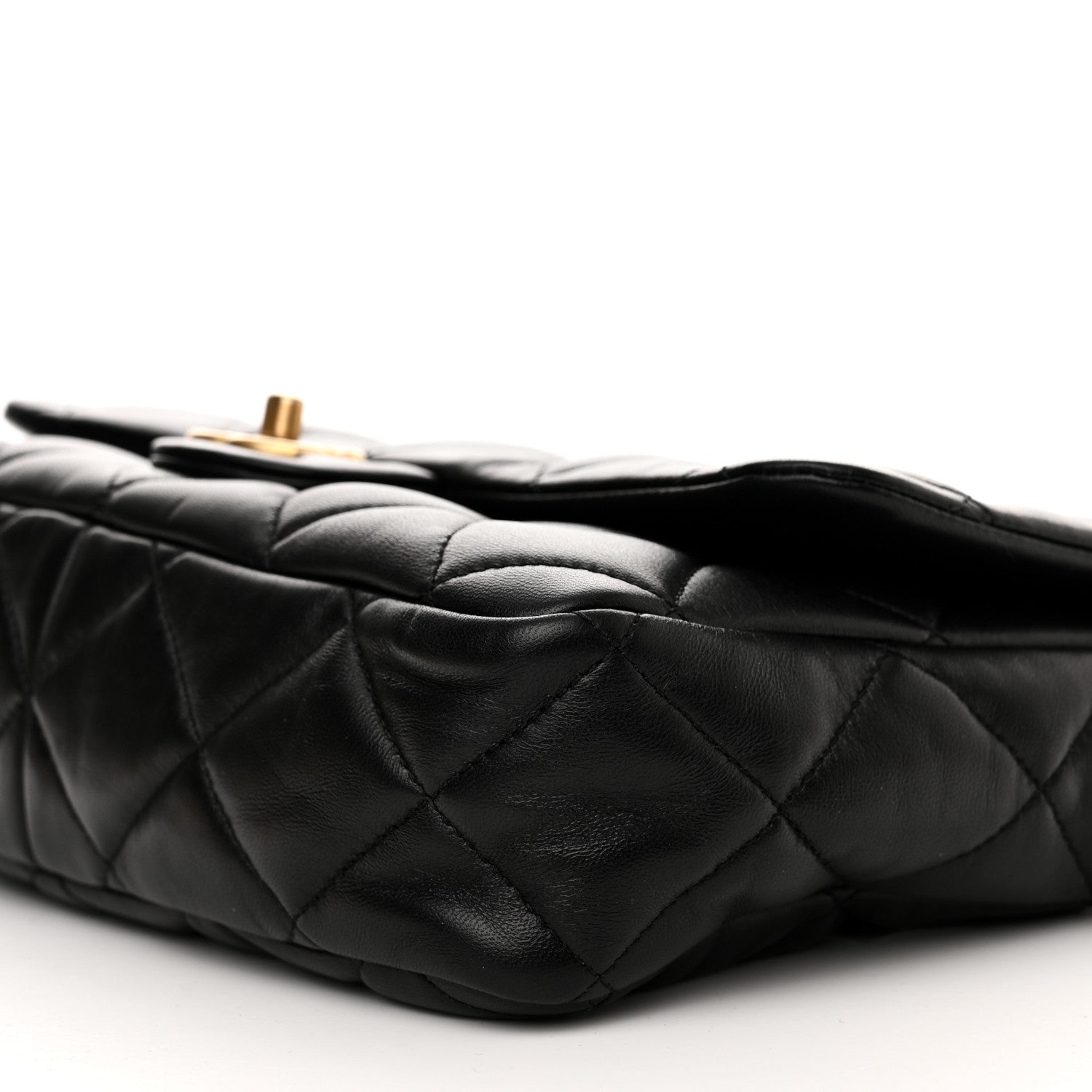 Chanel Lambskin Quilted Large CC Funky Town Flap Black 10 of 10