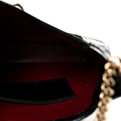 Gucci Crinkled Patent Mini Jackie Notte Bag Black 5 of 10