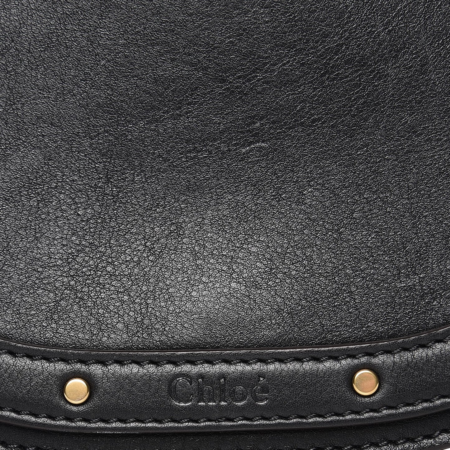 Calfskin Suede Small Nile Bracelet Bag Black