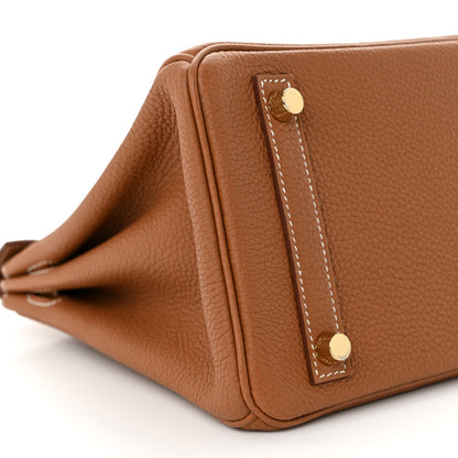 Hermes Togo Birkin 25 Gold 9 of 11