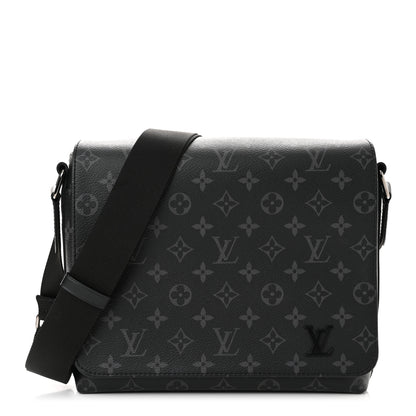 Louis Vuitton Monogram Eclipse District PM Black 1 of 10