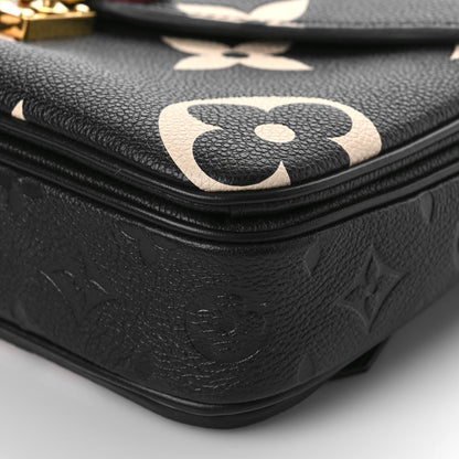 Louis Vuitton Empreinte Monogram Giant Crafty Pochette Metis Black Creme 8 of 8