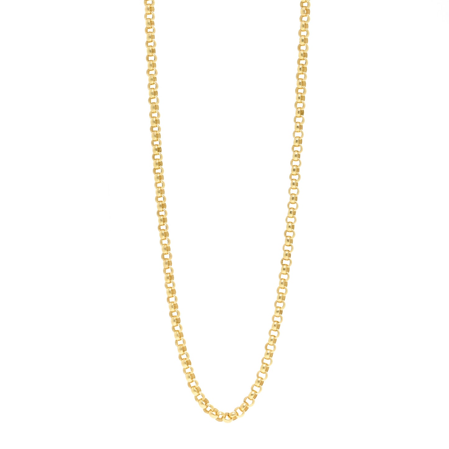 19K Yellow Gold Venezia Link Necklace 31"