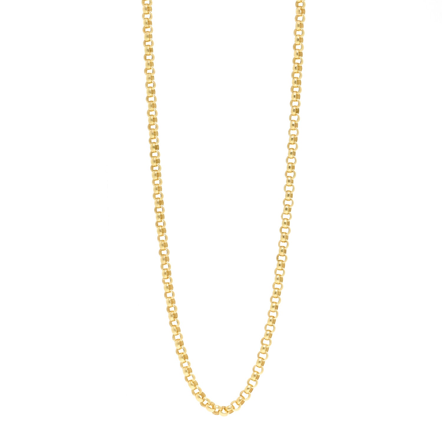 Elizabeth Locke 19K Yellow Gold Venezia Link Necklace 31" 1 of 5