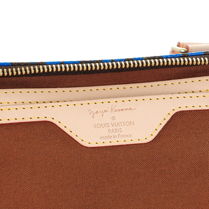 Louis Vuitton Monogram Kusama Town Speedy 30 Blue 6 of 7