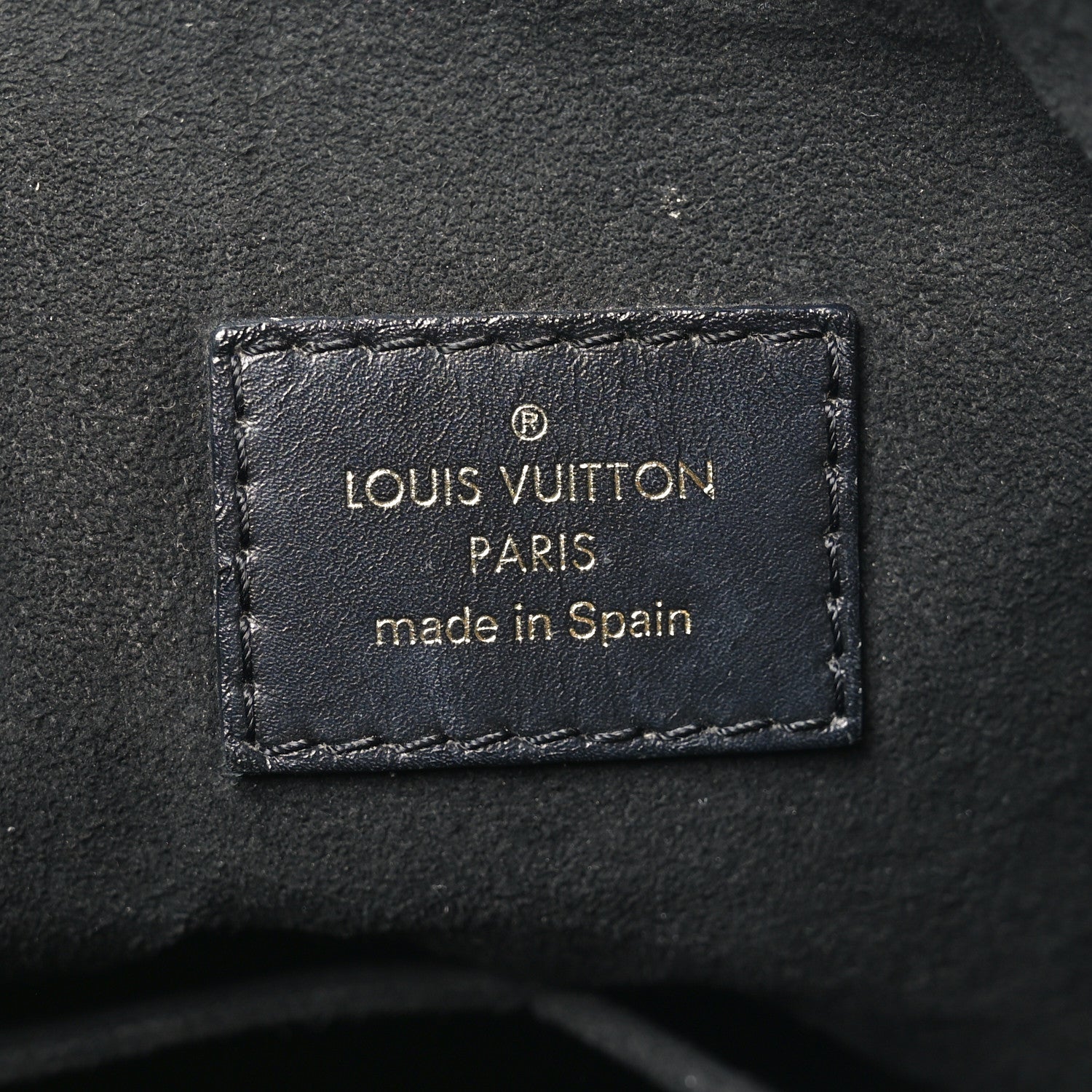 Louis Vuitton Empreinte V Tote MM Black 6 of 9