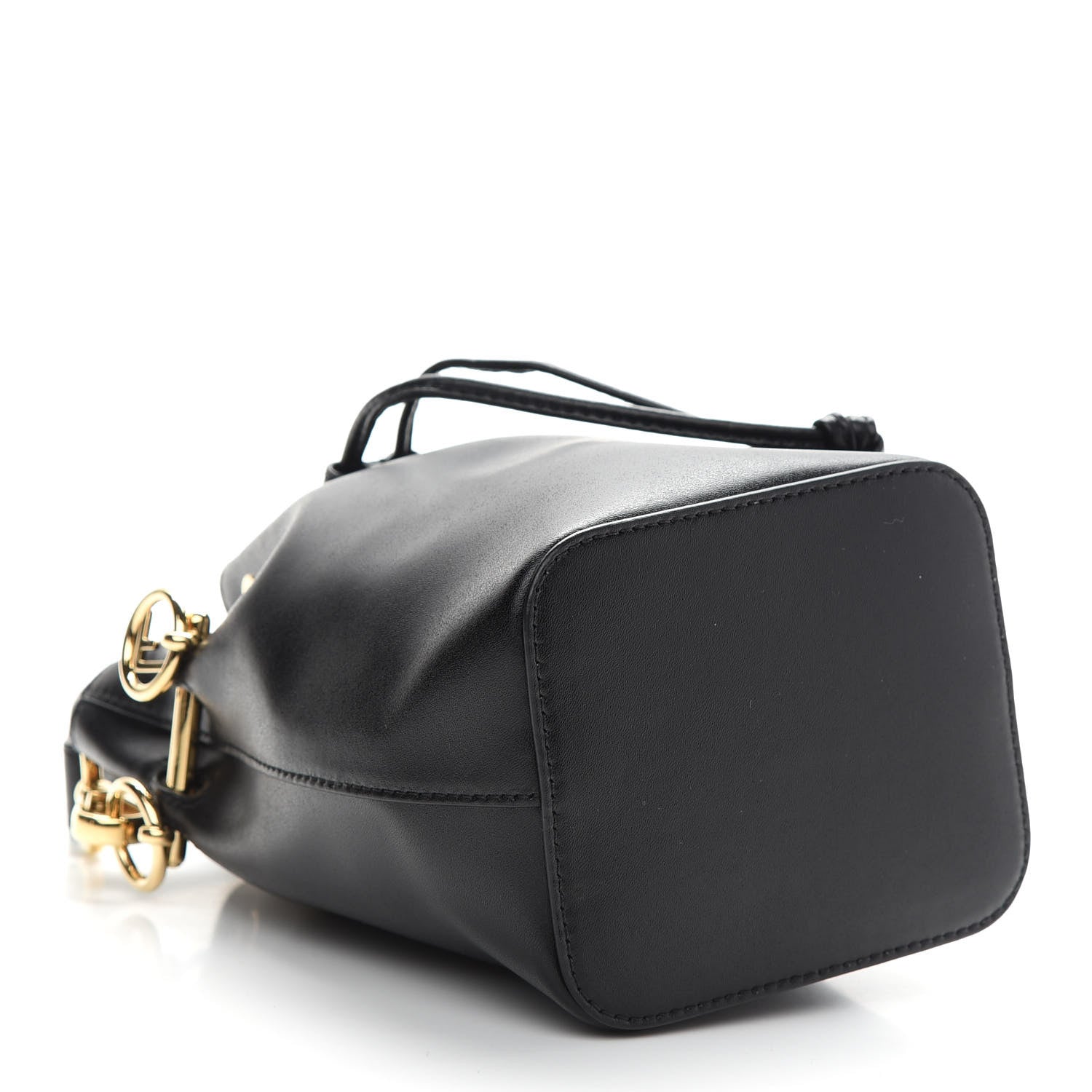 Fendi Vitello Liberty Lucido F is Fendi Mini Mon Tresor Bucket Bag Black 4 of 9