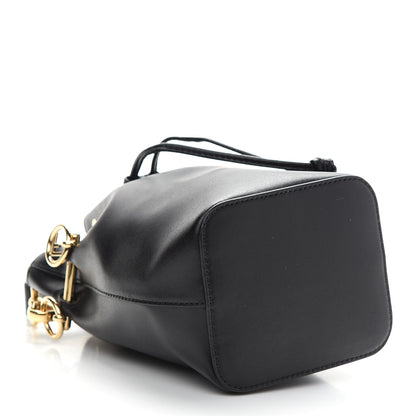 Fendi Vitello Liberty Lucido F is Fendi Mini Mon Tresor Bucket Bag Black 4 of 9
