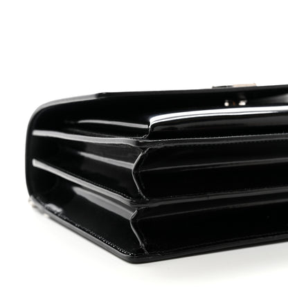 Saint Laurent Glazed Calfskin Medium Monogram Sunset Black 9 of 11