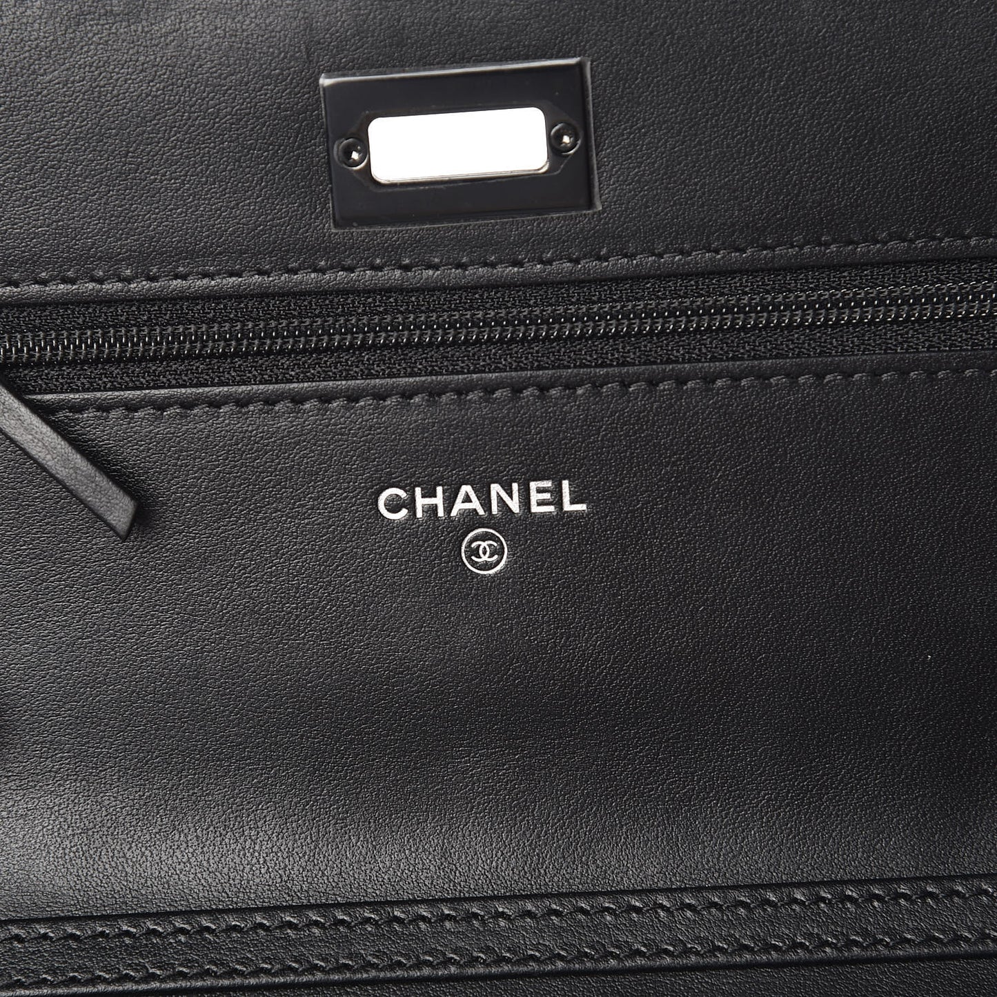 Aged Calfskin Quilted Reissue Wallet On Chain WOC So Black