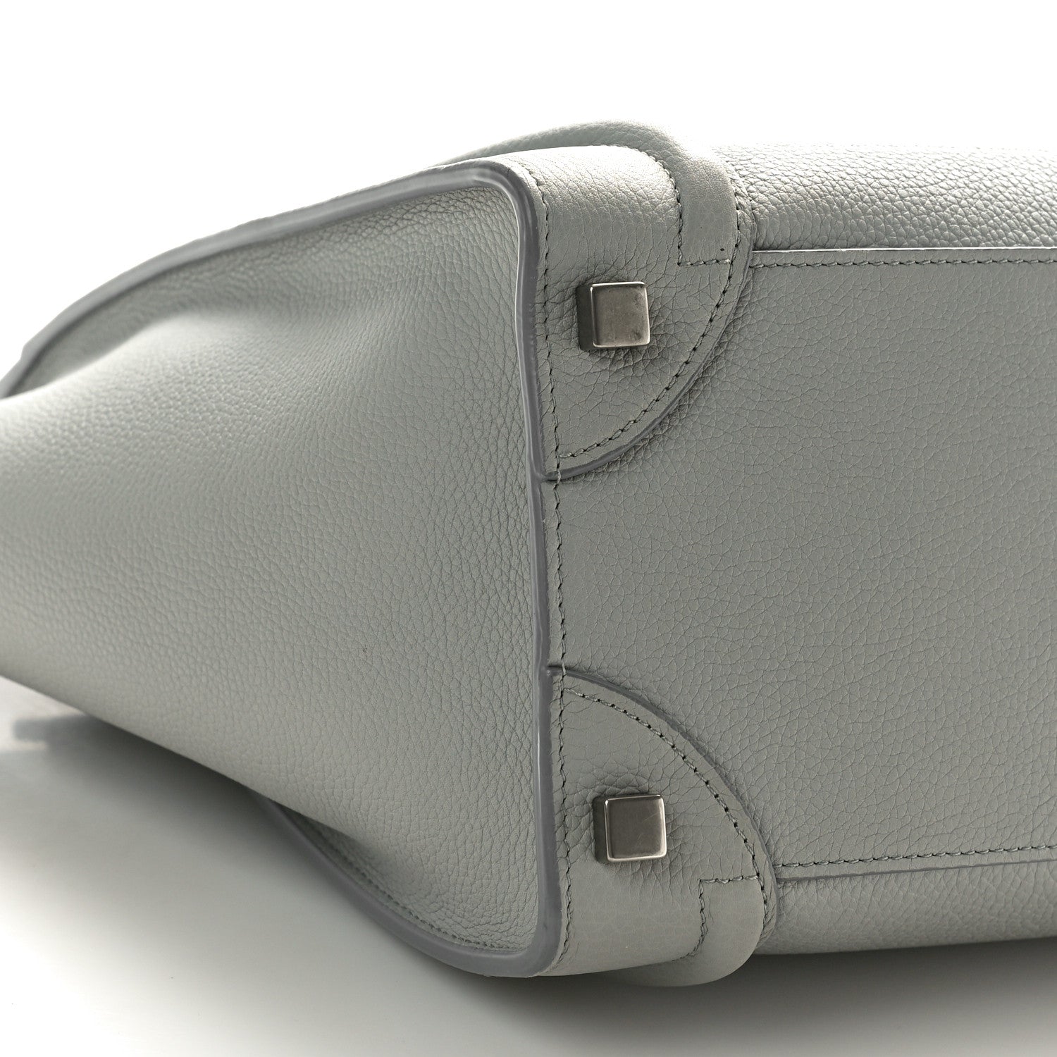 Celine Baby Drummed Calfskin Micro Luggage Sky 9 of 11