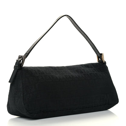 Fendi Zucchino Baguette Black 2 of 10