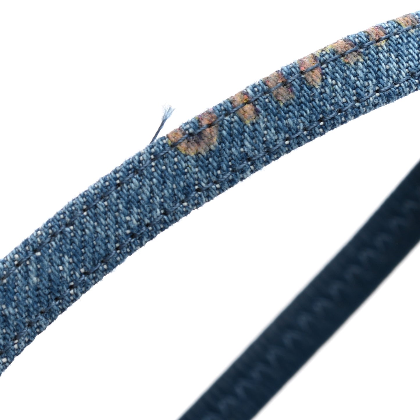 Denim Cap Toe CC Slingback Flats 38 Light Blue Multicolor