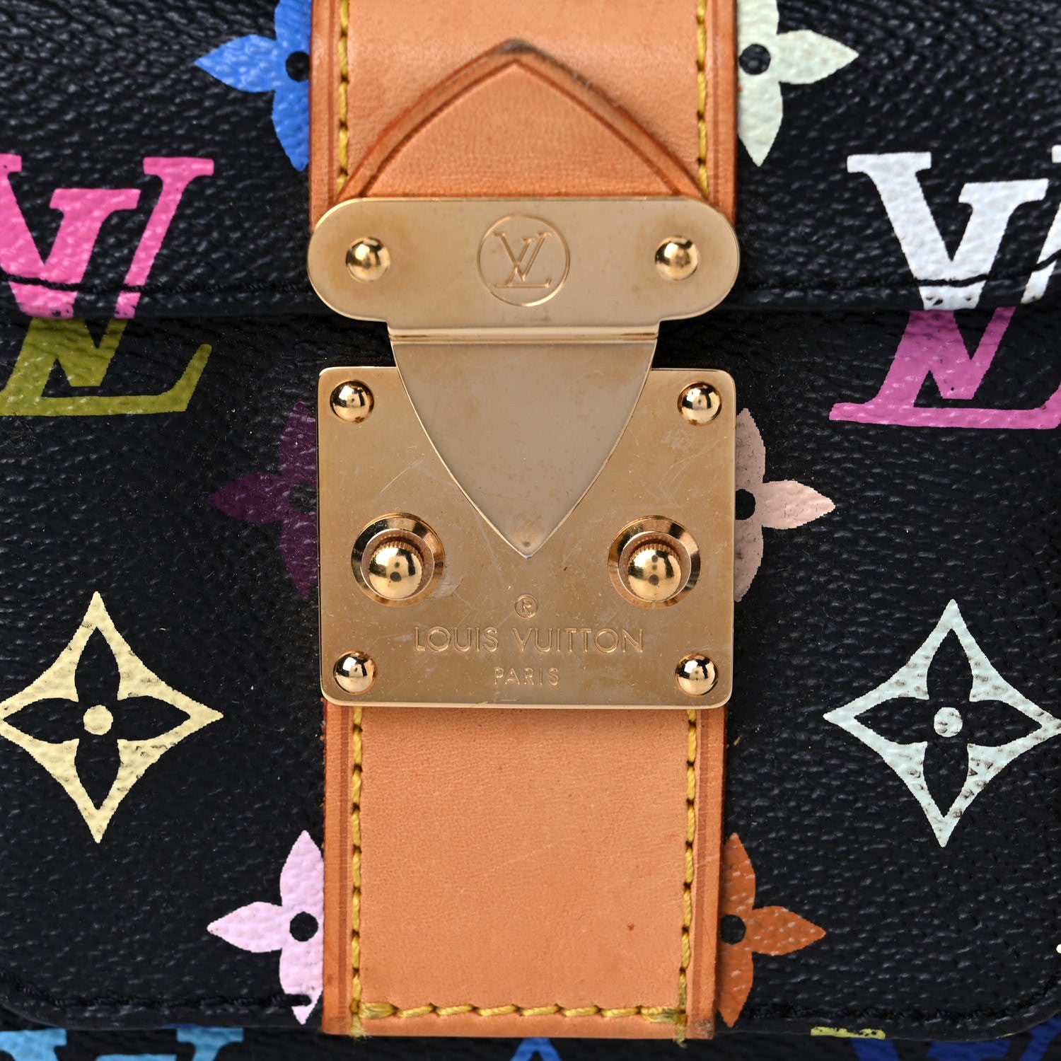 Louis Vuitton Monogram Multicolor Keepall 45 Black 27 of 33