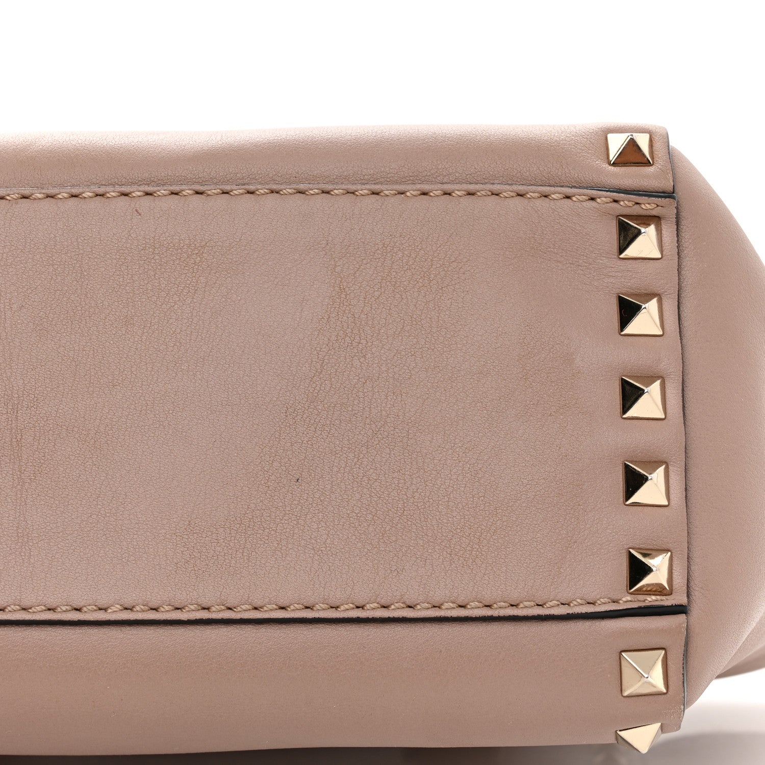 Valentino Garavani Vitello Mini Rockstud Tote Poudre 11 of 21