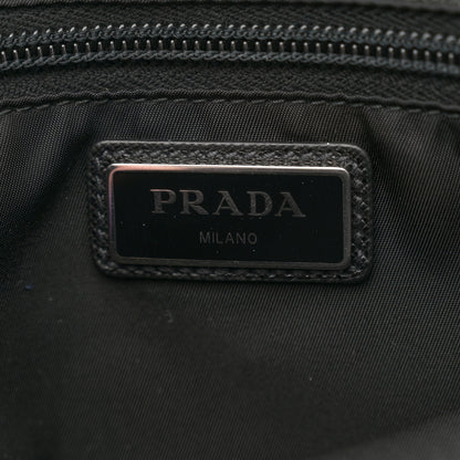 Prada Re-Nylon Saffiano Belt Bag L Black 6 of 12