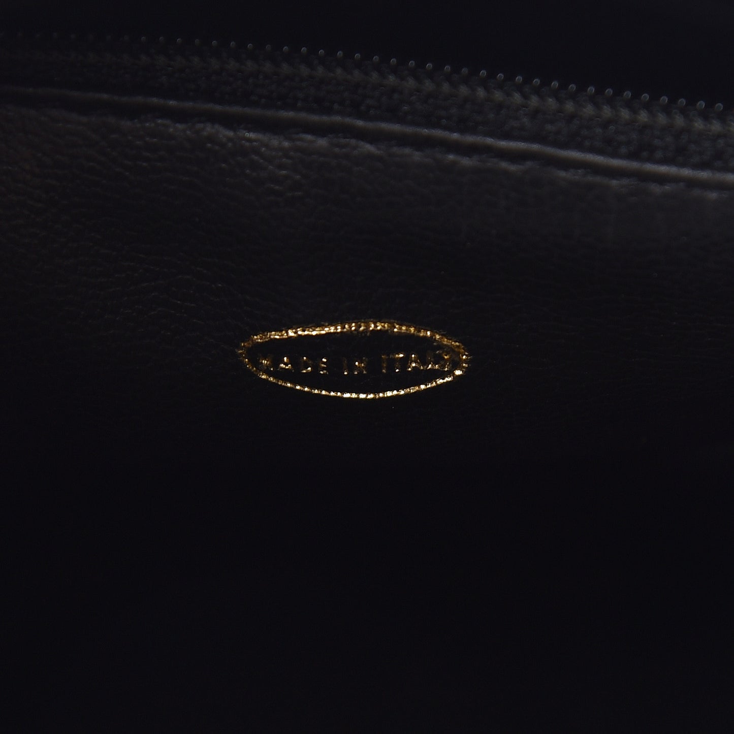 Vinyl CC Drawstring Backpack Black