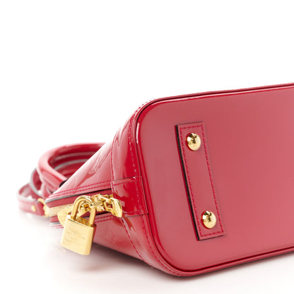 Louis Vuitton Vernis Alma BB Rose Indien 9 of 10