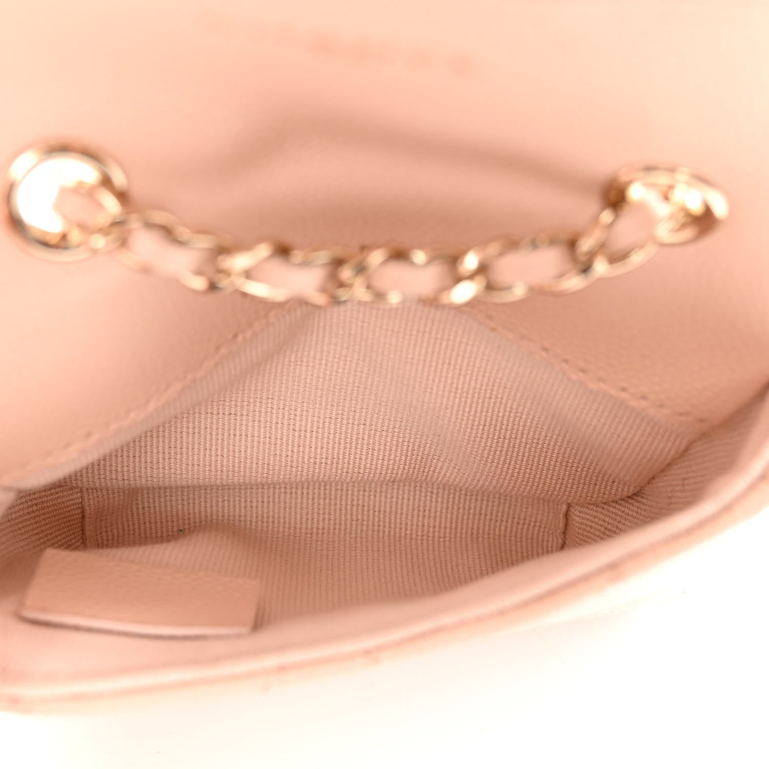 Chanel Caviar Quilted Mini Chain Belt Bag Light Beige 4 of 11