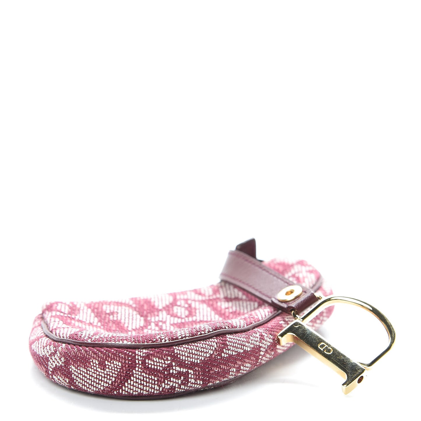 Monogram Saddle Coin Purse Red