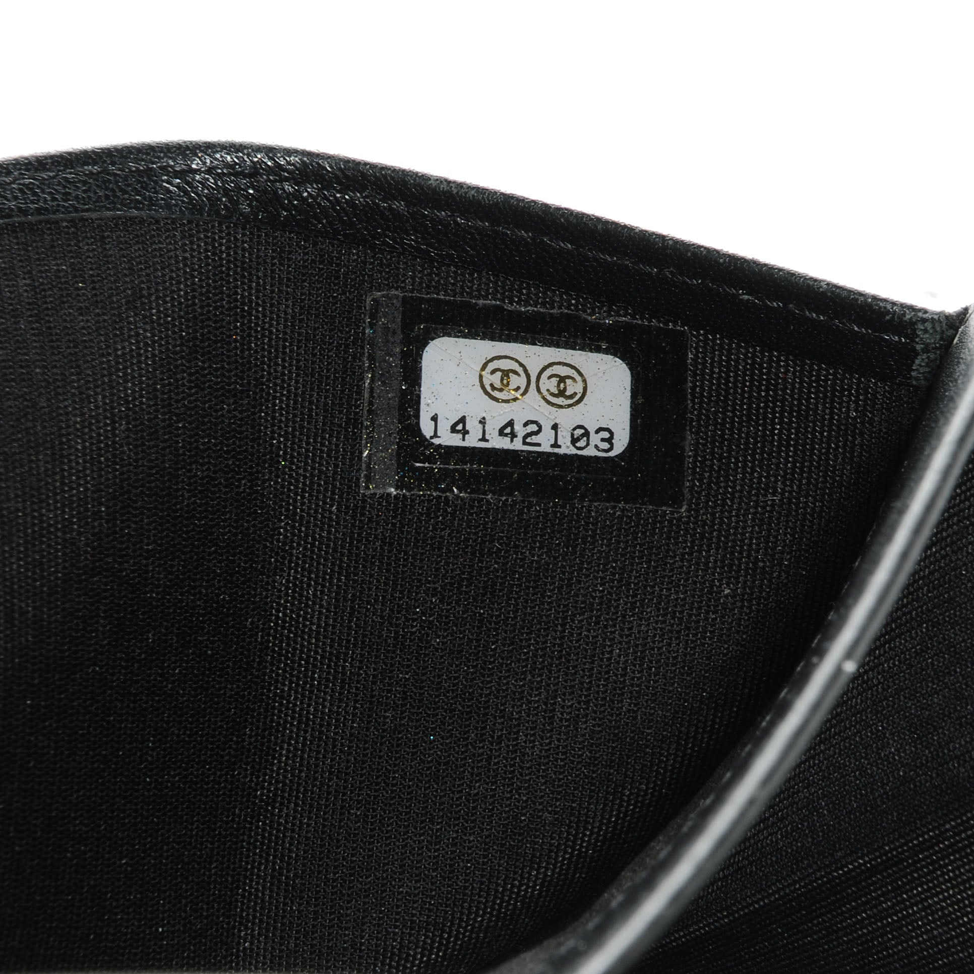 Chanel Caviar Leather CC Flap Wallet Black 7 of 7