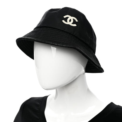 Chanel Canvas CC Bucket Hat M Black 2 of 8
