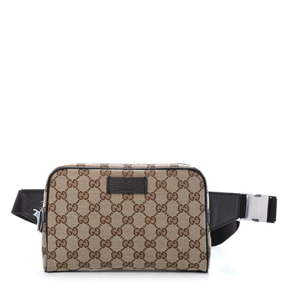 Gucci Monogram Belt Bag Dark Brown 1 of 11
