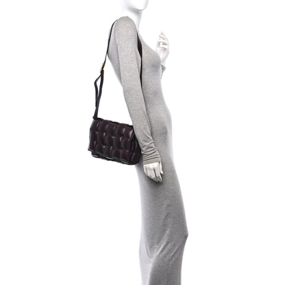 Bottega Veneta Nappa Maxi Intreccio Padded Cassette Crossbody Bag Plum 2 of 12