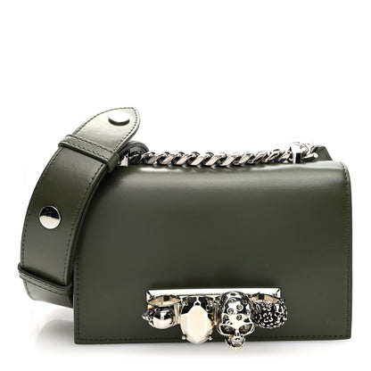 Alexander McQueen Calfskin Knuckle Crossbody Green 1 of 9