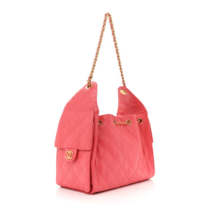 Chanel Caviar Quilted Small Chanel 25 Handbag Coral 2 of 9