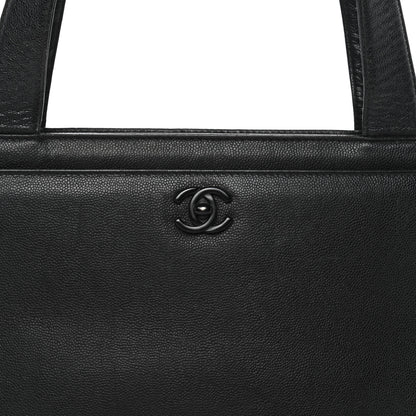 Chanel Caviar CC Shoulder Bag Black 9 of 15