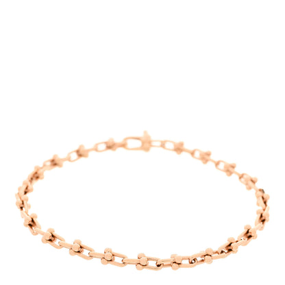 Tiffany 18K Rose Gold HardWear Micro Link Bracelet 1 of 4